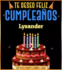 Te deseo Feliz Cumpleaños Lysander